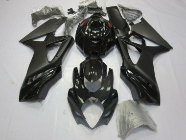 Negro Mate Brillo 07-08 GSXR 1000 Carenados Moto