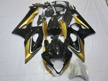 Oro & Negro 05-06 GSXR 1000 Carenados Moto