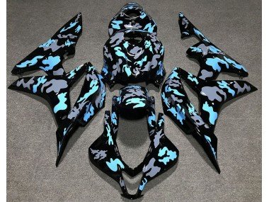 Personalizado Camuflaje Azul 07-08 CBR600RR Carenados Moto