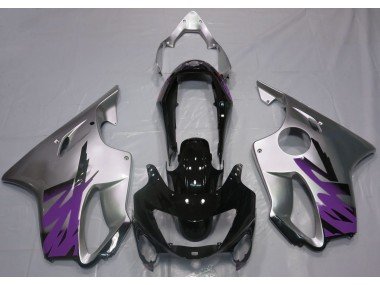 Plata Brillante & Morado 99-00 CBR600 F4 Carenados Moto