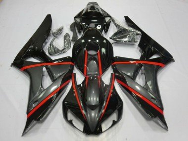 Plata & Negro 06-07 CBR1000RR Carenados Moto