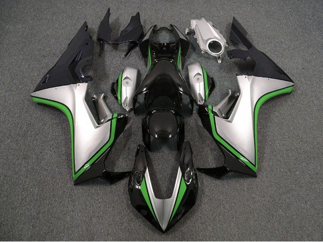 Plata & Negro & Verde 17-23 CBR1000RR Carenados Moto