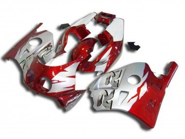 Plata Rojo & Blanco 90-98 CBR250RR Carenados Moto