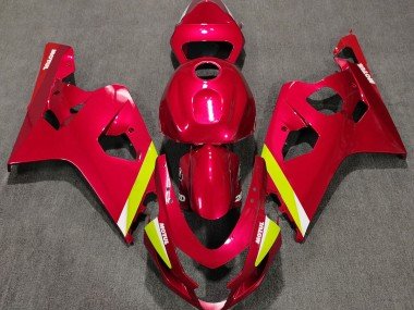 Rojo Brillante 04-05 GSXR 600-750 Carenados Moto