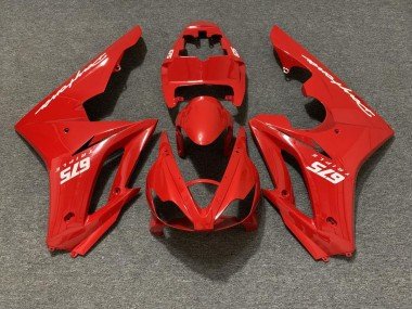 Rojo Brillante 06-08 Daytona 675 Carenados Moto