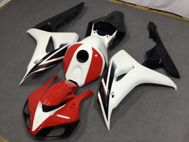 Rojo Brillante & Blanco 06-07 CBR1000RR Carenados Moto