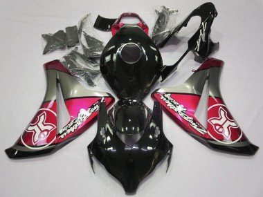 Rojo Caramelo Sobre Negro Personalizado 08-11 CBR1000RR Carenados Moto