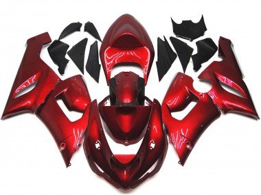 Rojo Granate 05-06 ZX6R Carenados Moto