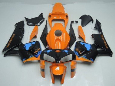 Salpicaduras De Naranja & Negro 05-06 CBR600RR Carenados Moto