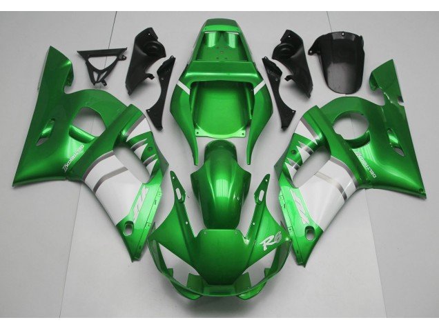 Verde Blanco 98-02 R6 Carenados Moto