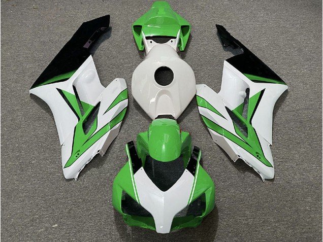 Verde Blanco & Negro Brillo 04-05 CBR1000RR Carenados Moto