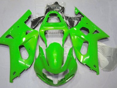 Verde Brillante 01-03 GSXR 600-750 Carenados Moto