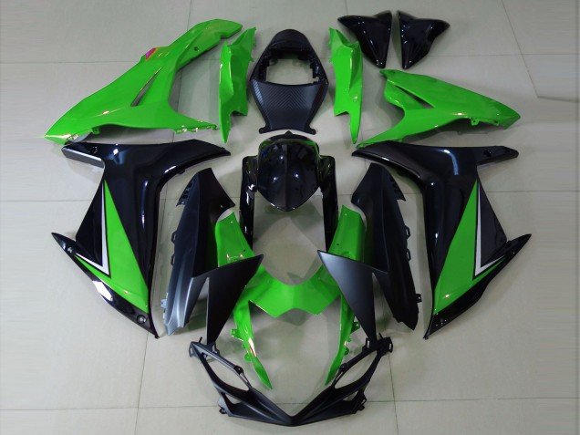 Verde Brillante & Negro 11-24 GSXR 600-750 Carenados Moto