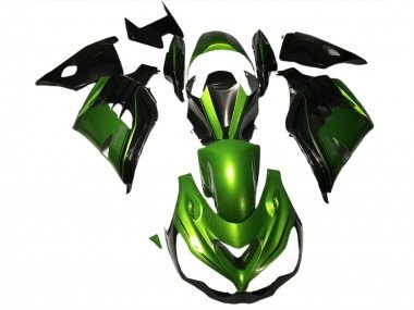 Verde Brillante & Negro 12-21 ZX14R Carenados Moto