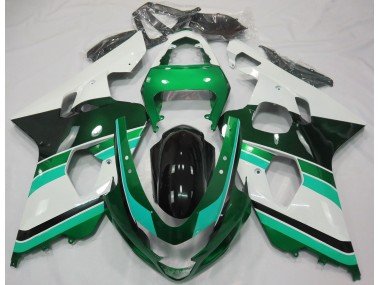 Verde Brillante & Verde 04-05 GSXR 600-750 Carenados Moto