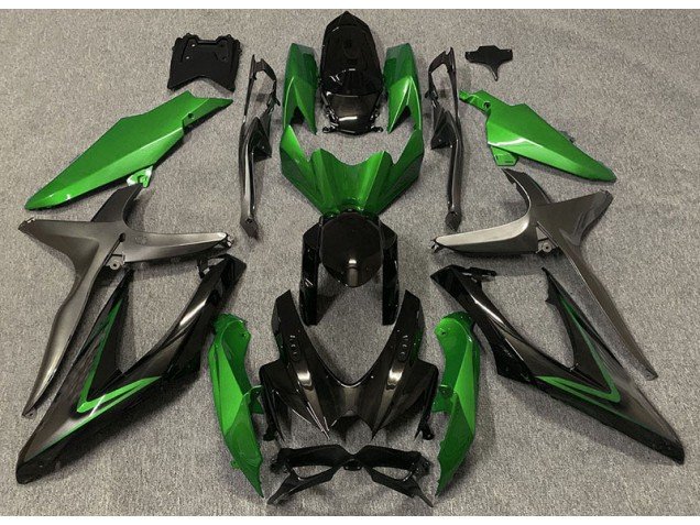 Verde Brillante & Verde R 08-10 GSXR 600-750 Carenados Moto