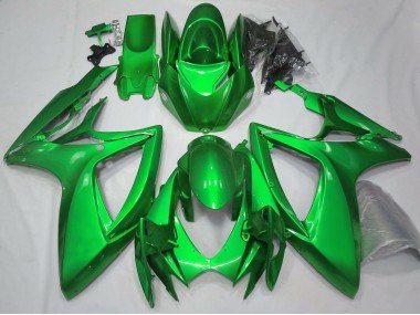 Verde Brillo Liso 06-07 GSXR 600-750 Carenados Moto