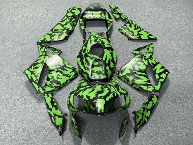 Verde Camuflaje 03-04 CBR600RR Carenados Moto