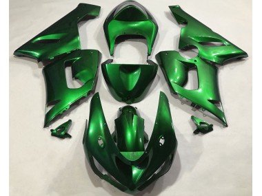 Verde Metalizado 05-06 ZX6R Carenados Moto