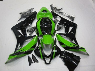 Verde & Negro Vibrantes 07-08 CBR600RR Carenados Moto