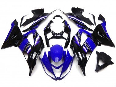 Vibrante Azul Profundo & Negro 13-18 ZX6R Carenados Moto